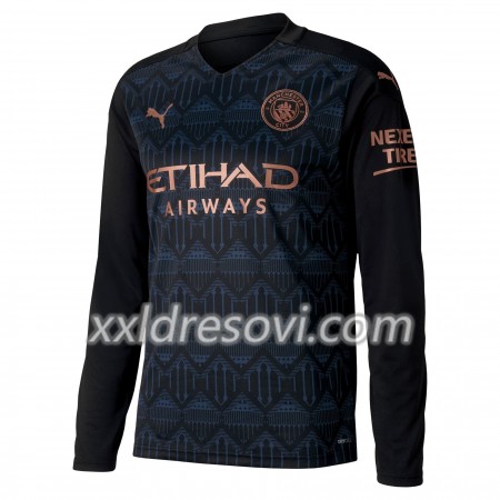 Manchester City Drugi Nogometni Dres 2020-2021 Dugim Rukavima